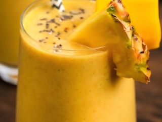 Pineapple and chia seeds, orange one ltr