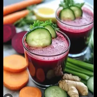 , cucumber, beetroot, carrot,ginger