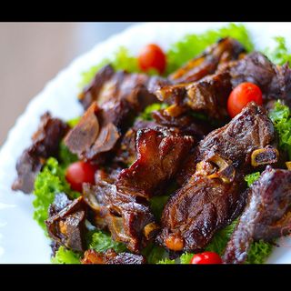 Pan-Fried Goat