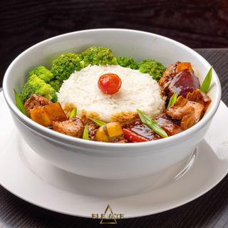 Teriyaki chicken rice bowl