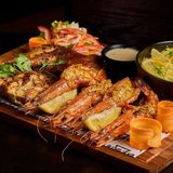Flame Grilled Jumbo Prawns & Chicken breast