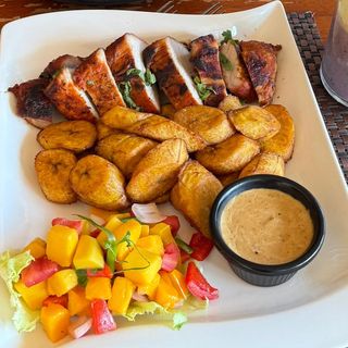 Jamaican Jerk Pork with Plantains