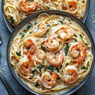 Garlic & Prawn Pasta