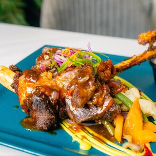 Baked Goat shank