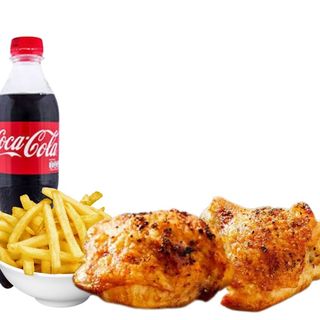 2 Pcs Chicken + Chips