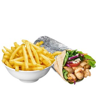 Chicken Wraps And Chips
