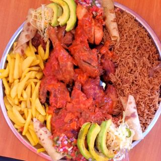 Mixed mega platter for 1-2 people