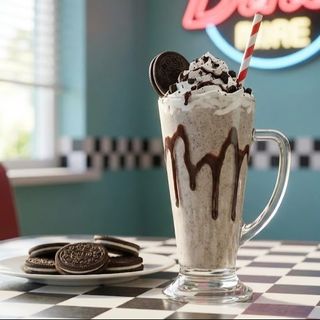 Oreo Vanilla Milkshake
