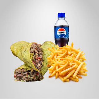 Steak Wrap Combo