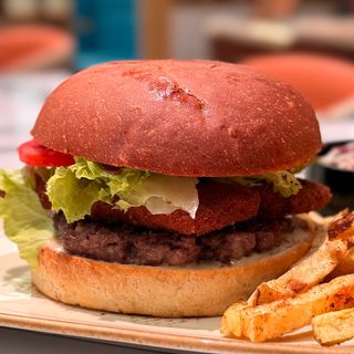 Smashed Burger Bun Burger