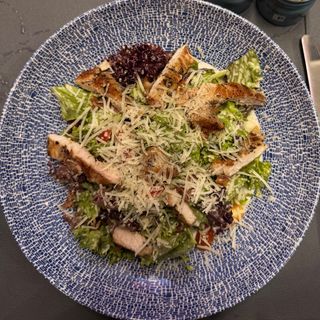 Chicken Kale Caesar Salad