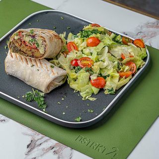 Oriental Fried Veggie Wrap