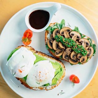 Wild Mushroom & Herb Toast