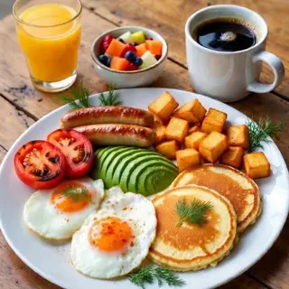 Special ivory breakfast