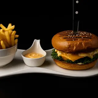 All American burger