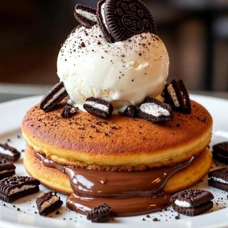 Nutella oreo pancakes