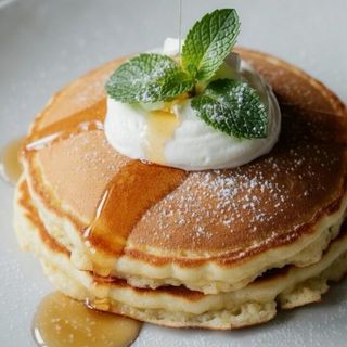 Fluffy butter pancakes