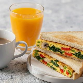 Breakfast egg sandwich