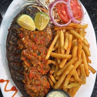 Fried whole fish