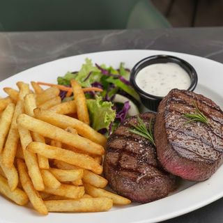 Grilled beef steak
