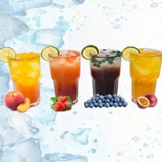 Iced strawberry tea