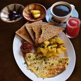 Western omelette combo