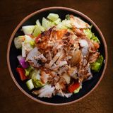 Chicken shawarma salad