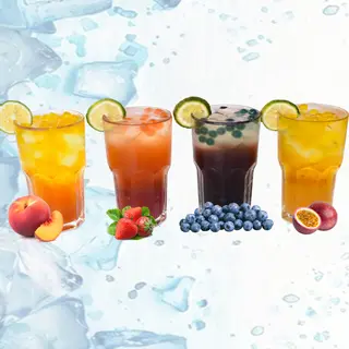 Iced peach tea