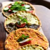 Mix zaatar & cheese manakish