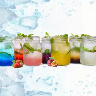Blue lagoon mojito