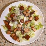 Chicken Caesar Salad with Shaved Parmesan