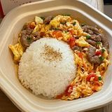 Tomato, Egg, Chicken Stew With Rice