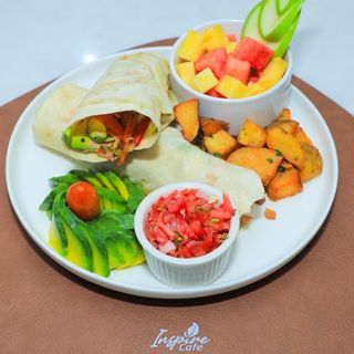 Chicken & Egg Wrap Combo