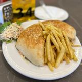 Dom Chicken Burger & Chips