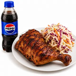 Plain Grilled Quarter Chicken