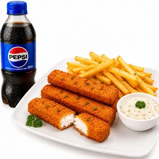 Mini Fish Fingers with Tartar Sauce