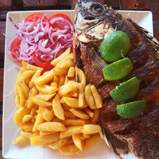 whole Deep fried Fish