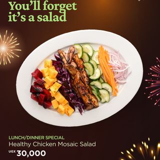 Healthy Chicken Mosaic Salad