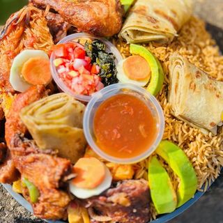 Chicken Lusaniya for 2 people + Fresh Juice