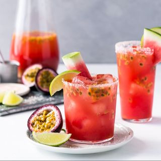 Watermelon and Passion Juice