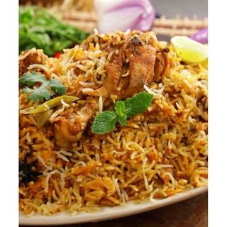 Full Chicken Pilau with chips