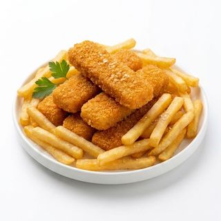 Fish fingers and fries