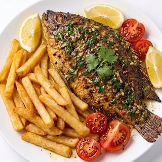 Tilapia with fries