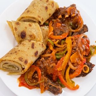 Panfried Beef Chapatis