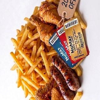 Wings + Drumsticks + sausages