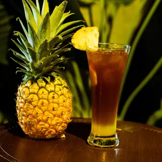 Iced Sparkling Pineapple Americano