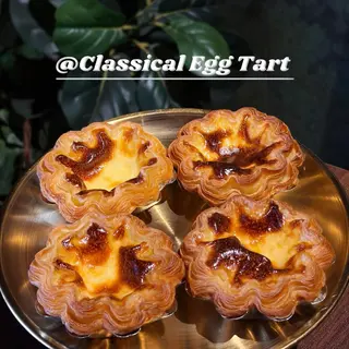 classical egg tart x 4 pcs