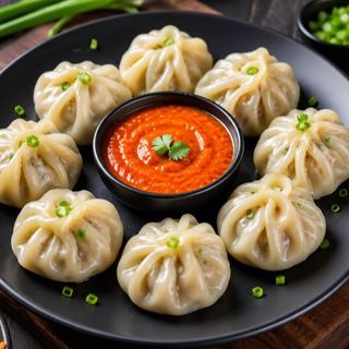 Chicken Momo  Steam