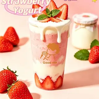 Strawberry yoghurt