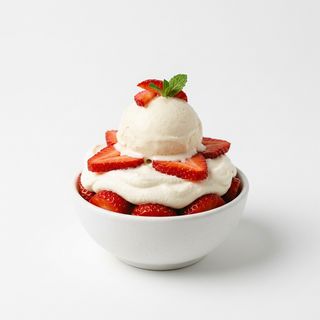 Fresas con Crema - Adicional Helado